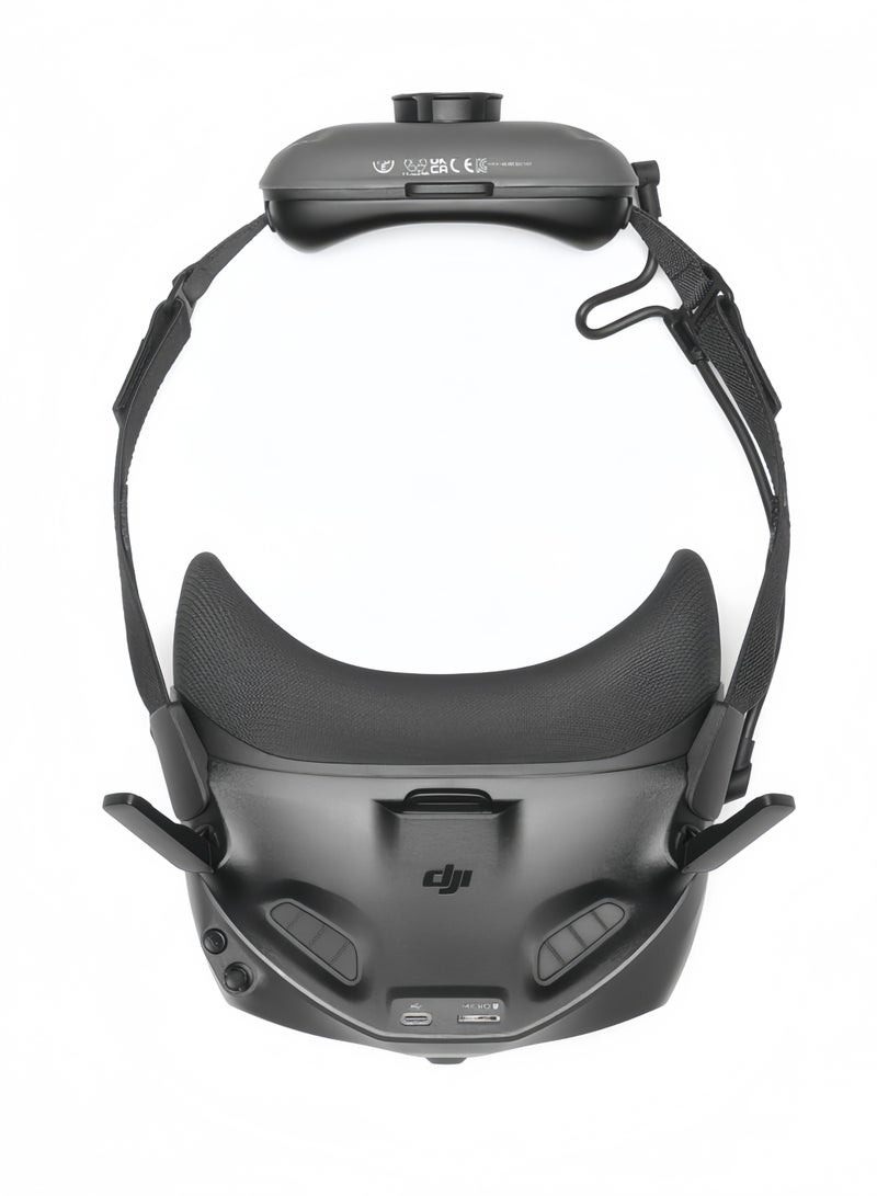 دي جي آي DJI نظارات ان 3، نظارات منظور الشخص الاول مع شاشة عريضة للغاية 1080p، تجربة طيران غامرة، نظارات درون اف بي في، بث لاسلكي، نظارات بدون طيار، مجموعة جاهزة للارتداء، مؤشر الواقع المعزز - Image 3