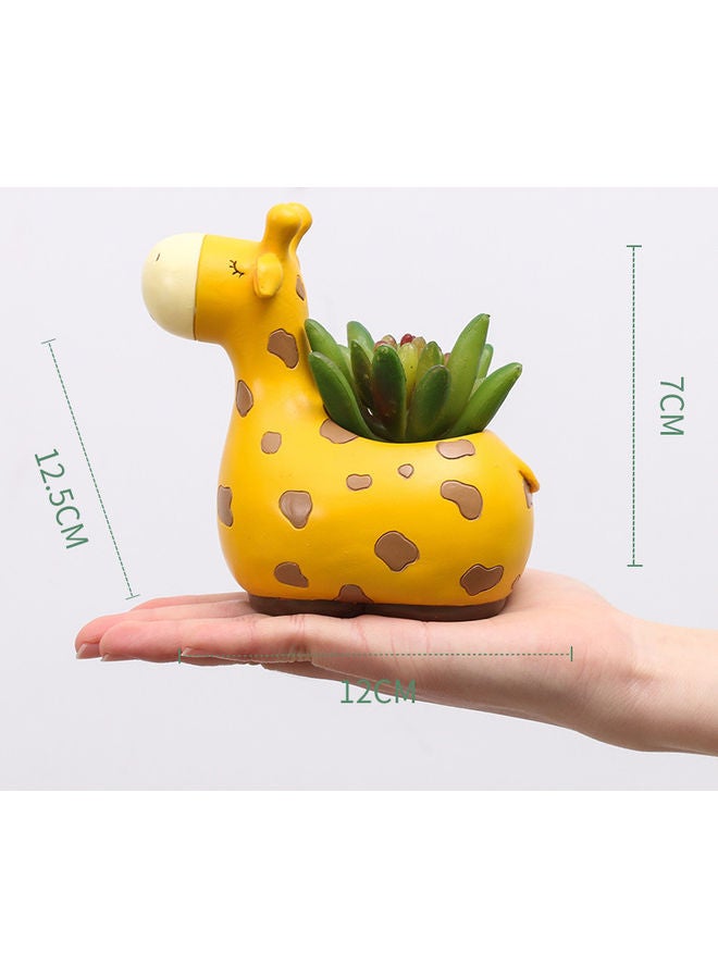 Y&D Small Natural Flower Pot Series - Giraffe Yellow - Image 2