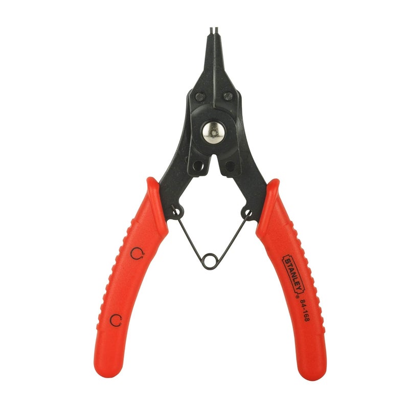 STANLEY 84168 152mm6 Combination Snap Ring Plier Yellow Black - Image 1