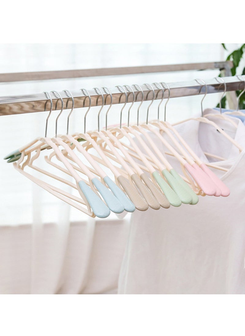 TYCOM Clothes Hangers 25 Pack Heavy Duty Durable Standard Clothes Hanger Plastic Suit Coat Shirt Hangers Space Saving Clothes Hanger with Rubber Coating 25 Pieces Pink.  - Image 3