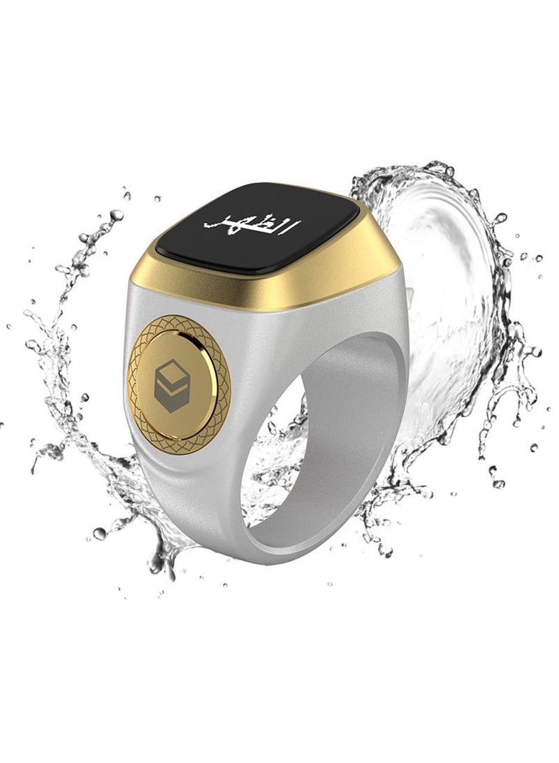 iQIBLA Smart Tasbih Zikr Lite Ring White 22MM  - Image 3