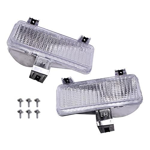 1409KMT C10 Turn Signal Park Lights Front Compatible with 1981-1982 Chevy GMC PU Blazer Jimmy (Set of 2) - Image 2