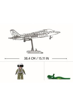 سلوبان مكعبات نسخة الطلاء المعدني للطائرة J-35S الشبح 1/44 838 قطعة - M38-B1186  - Image 5