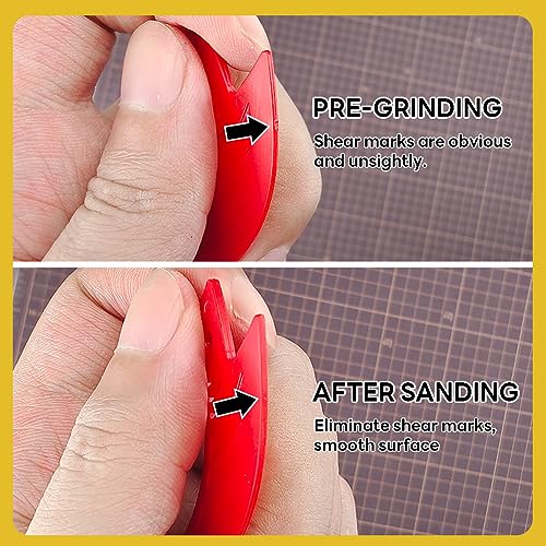 stedi Hobby Model Tools Sticky Sandpaper, Waterproof Wet/Dry Replaceable Reuse Sandpaper 1000 1200 1500 Grit for Plastic Models, Gunpla, 60 PCS - Image 4