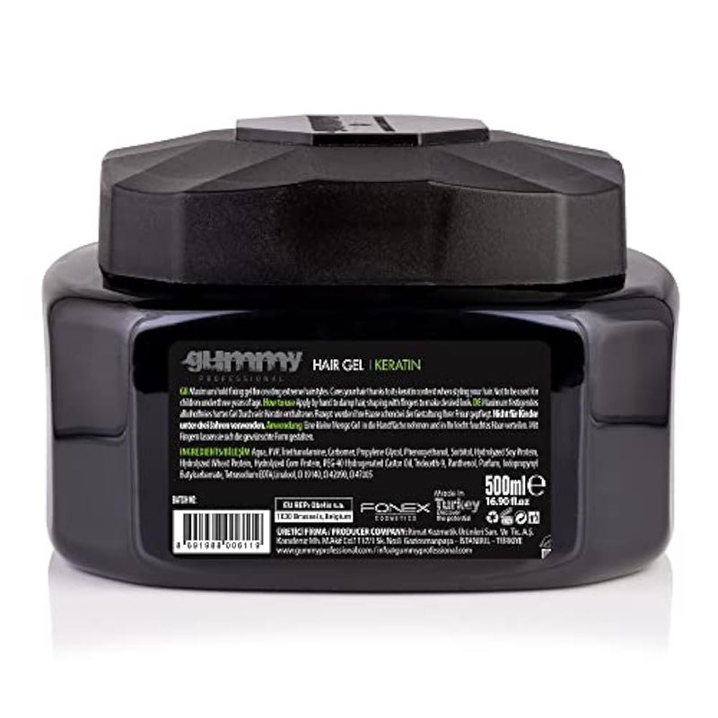 Gummy Hair Gel 500 ml Keratin - Image 2
