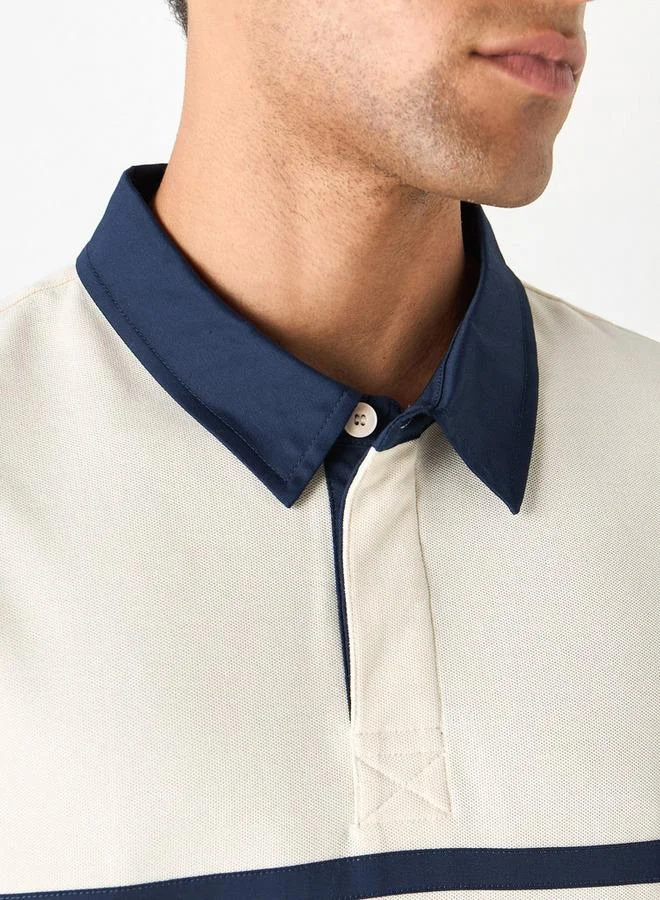 STARTER Starter Printed Polo T-shirt with Short Sleeves
