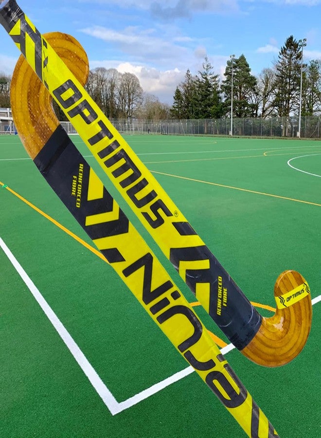 Optimus® Ninja FX1 Hockey Stick 37 Inch (for Senior) -Carbon & Fiber Glass with Laminated Head - Image 1