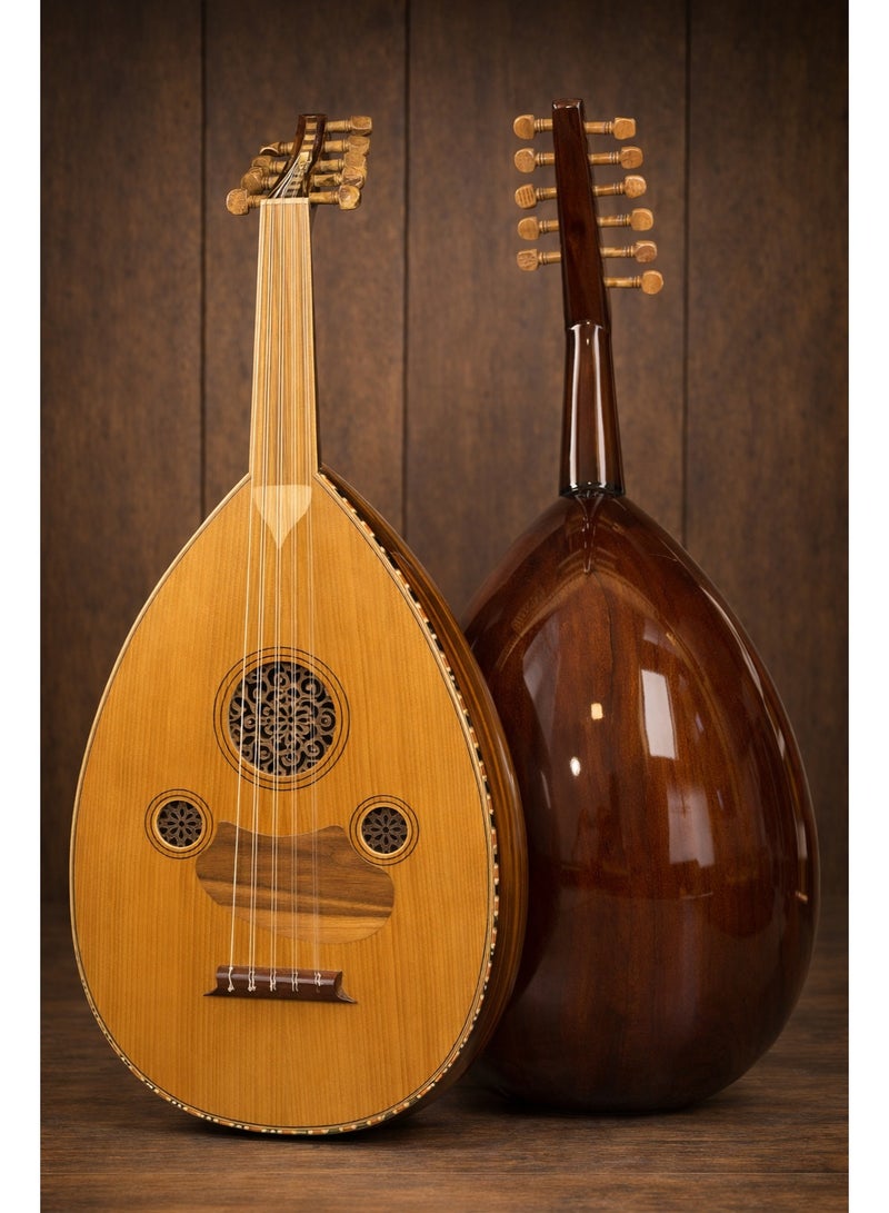 Musical Oud Zeryab Turkish Model 0 Cedar Top Walnut Back