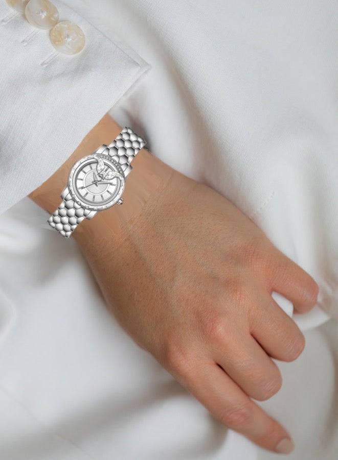 MARTINI Round Snake Silver Dial Analog Watch - Image 4