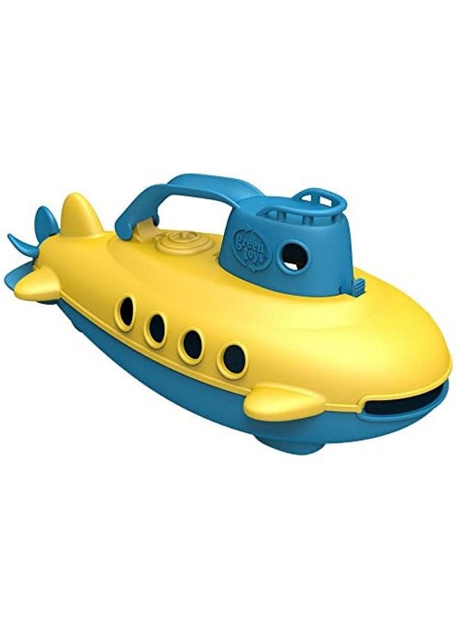 Green Toys غواصة مائية زرقاء خالية من مادة BPA مع مروحة خلفية دوارة مصنوعة من مواد معاد تدويرها. ألعاب آمنة للأطفال الصغار - Image 2