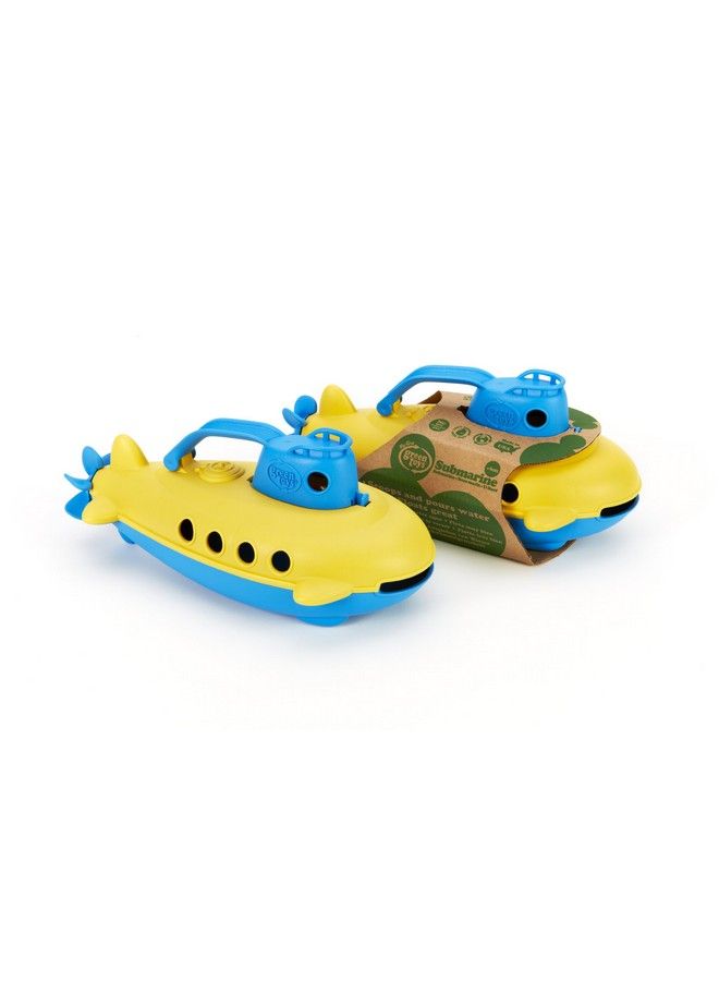 Green Toys غواصة مائية زرقاء خالية من مادة BPA مع مروحة خلفية دوارة مصنوعة من مواد معاد تدويرها. ألعاب آمنة للأطفال الصغار - Image 5