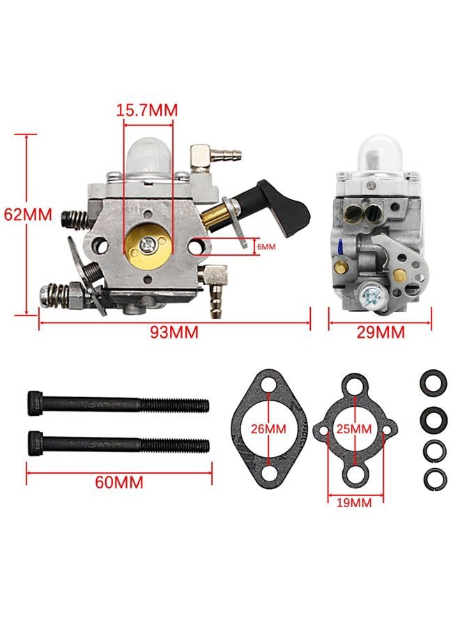 FLMLF High Performance Carburetor Replace for Walbro WT 668 Carb for HPI Baja 5B FG ROVNA KM RCMK Losi 5ive-T Zenoah CY Engine - Image 2