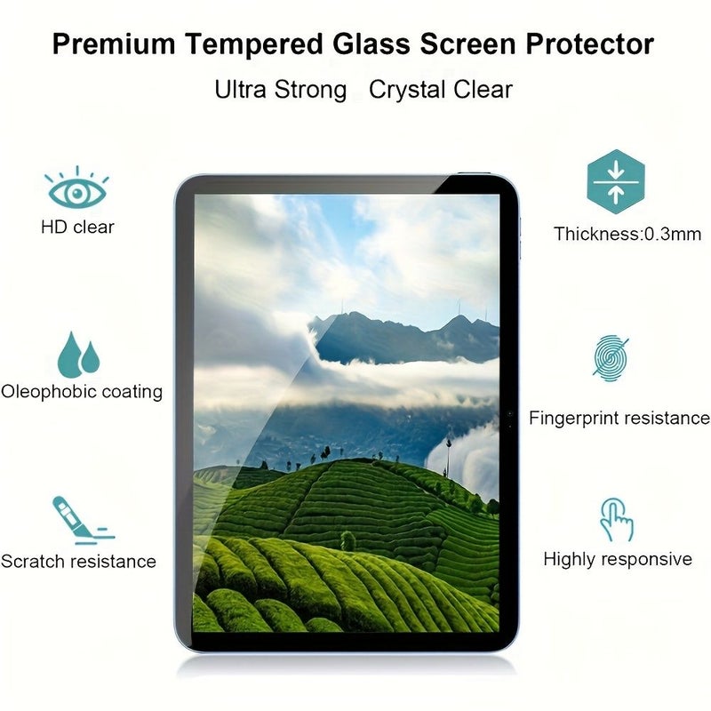 3Pcs 9 7 Inch iPad Tempered Glass Screen Protector Scratch Resistant Transparent Film Easy Install For iPad 9 7 Inch 2018 Generation - Image 5