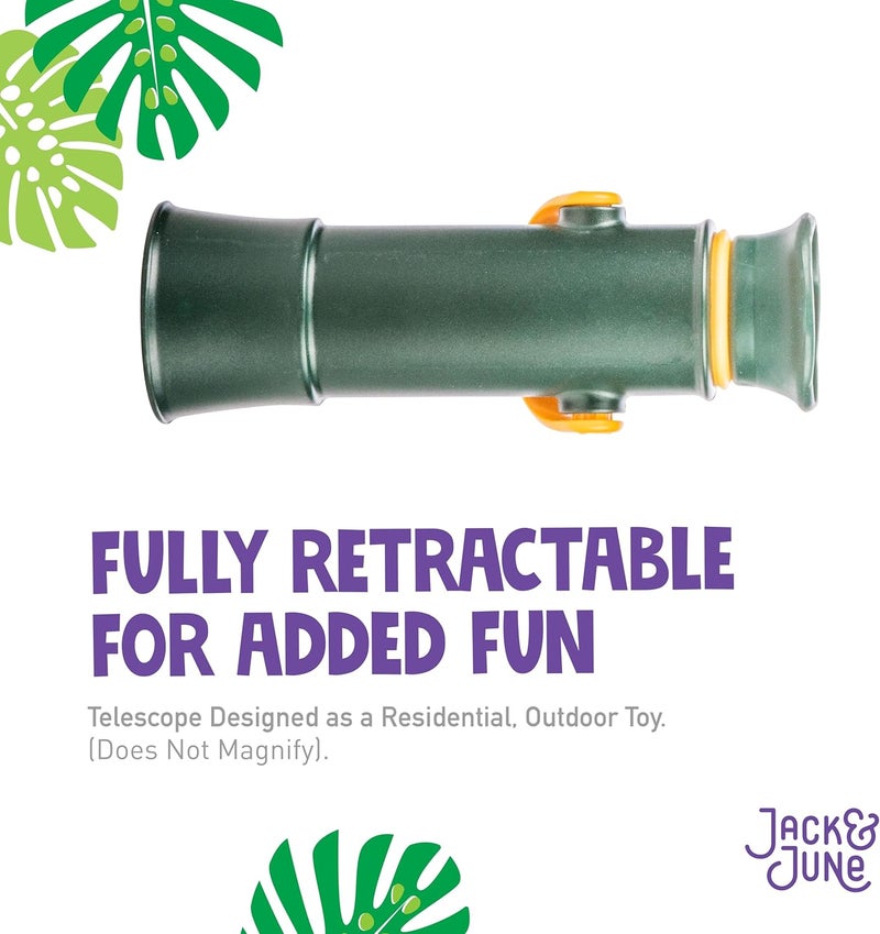 Jack and June Signature Green and Yellow Telescope Playset Attachment Featuring 360 Degree Spin - Image 5