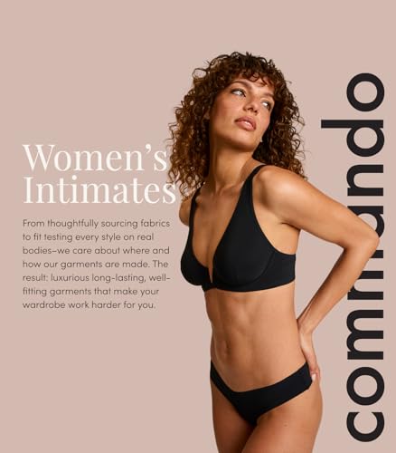 commando Classic Thong | Invisible Everyday Thong | No-Show Underwear Loved by Celebrities & Stylists | Raw-Cut Microfiber | Beige, Small-Medium - Image 5