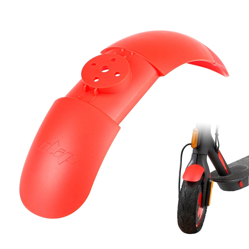 Front Mudguard: Red Thickened Wear-Resistant Material - Soft Rubber Rear Design Wide Compatibility Lightweight Easy Install for M365 PRO PRO2 MI3 MI4pro Electric Scooters - Image 1