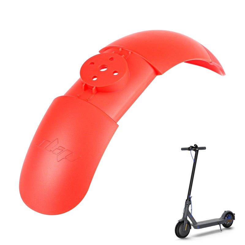 Front Mudguard: Red Thickened Wear-Resistant Material - Soft Rubber Rear Design Wide Compatibility Lightweight Easy Install for M365 PRO PRO2 MI3 MI4pro Electric Scooters - Image 2