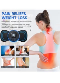 Prime by javaudan 5-Speed Mini Portable USB Rechargeable Body Massager – Electric Leg Foot Muscle Stimulator, EMS Foot Massager Mat for Pain Relief and Relaxation  - Image 2