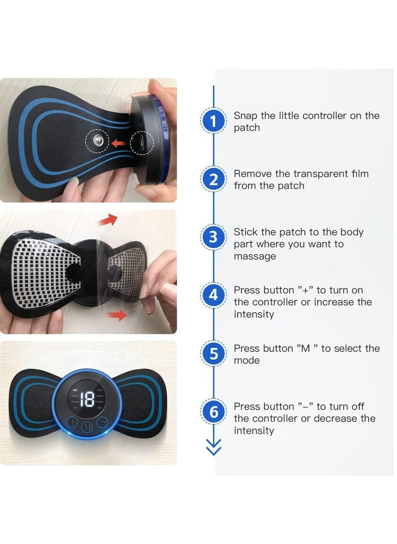 5-Speed Mini Portable USB Rechargeable Body Massager – Electric Leg Foot Muscle Stimulator, EMS Foot Massager Mat for Pain Relief and Relaxation - pzsku/Z8E1DE4C1CF4F882E0699Z/45/_/1701075484/140d929b-860d-4384-8892-ff1b41234548