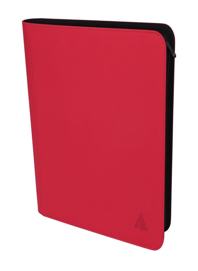 Rieton 12 Pocket 800+ Pockets Card Binder, Large Ringless Side Loading Pockets Trading Card Album Folder for TCG -Red - Image 1
