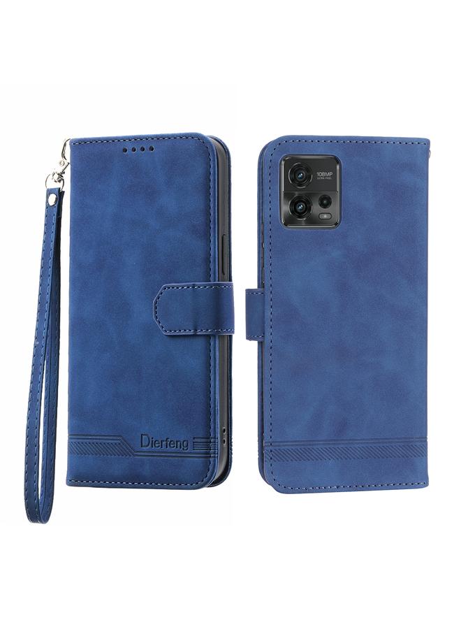 S-TOP Case For Motorola Moto G Power 2023 Dierfeng Dream Line TPU + PU Leather Phone Case - Image 1