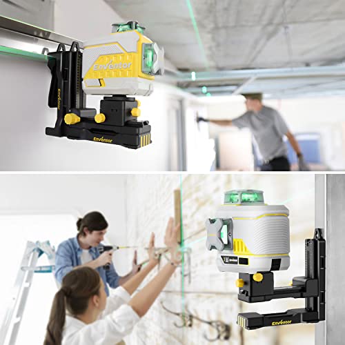 ENVENTOR Finetuning Bracket Laser Level Adapter 1420 Male Threaded LShape Magnetic Pivoting Base with Adjustable Clip for Wall Ceiling Mounted 360 Adjustable Support Height Adjustment - Image 3