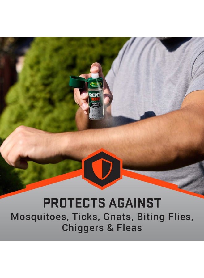 repel 100 Insect Repellent, 1 Ounce, With DEET, 10-Hour Protection Long-Lasting Insect Repellent Travel Pump Spray Repels Mosquitoes, Ticks, Gnats, Biting Flies, Chiggers And Fleas, 6 Pack - Image 3