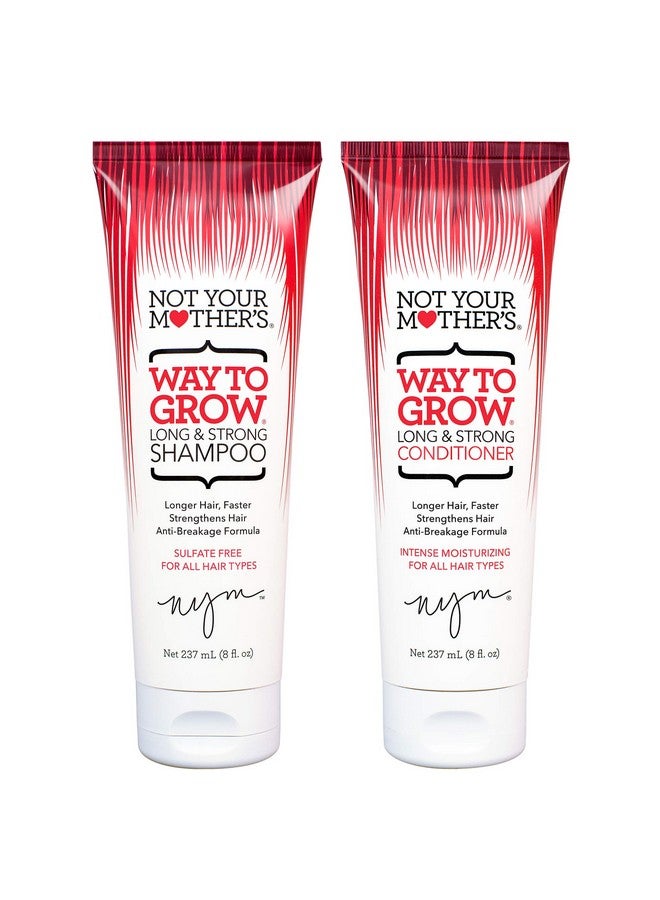 Not Your Mother's Way To Grow Damage Protecting Shampoo & Conditioner Duo Pack 8 Oz (1 Of Each) For Longer Stronger Hair - Image 2