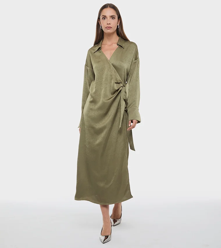 بي سي بي جي BCBG WRAP DRESS