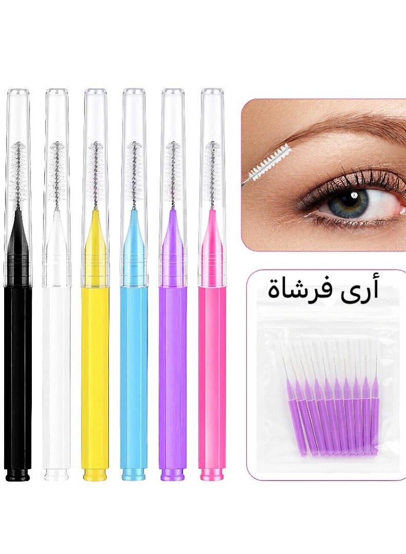 Generic 200PCS Interdental Flossing, Toothpick, Toothset Brush, Dental Cleaning Tool, Care Dental Cleaning Tool, Eyebrow Brush, Eyebrow Brush (Multicolor)  - Image 4