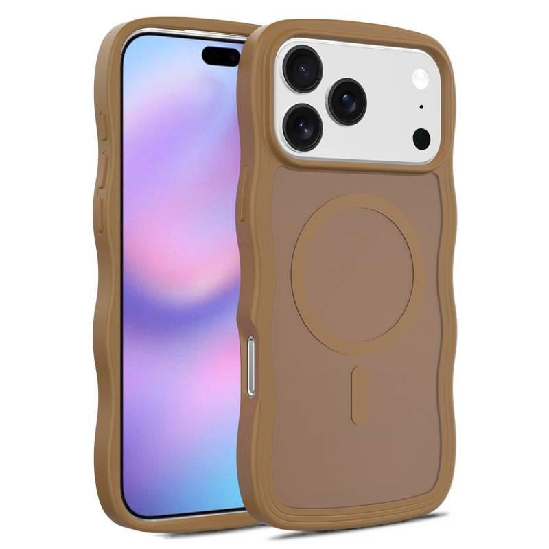 MagSafe Case | Shockproof Cover for iPhone 16 / 16 Plus / 16 Pro / 16 Pro Max | Wave Pattern PC - Image 1