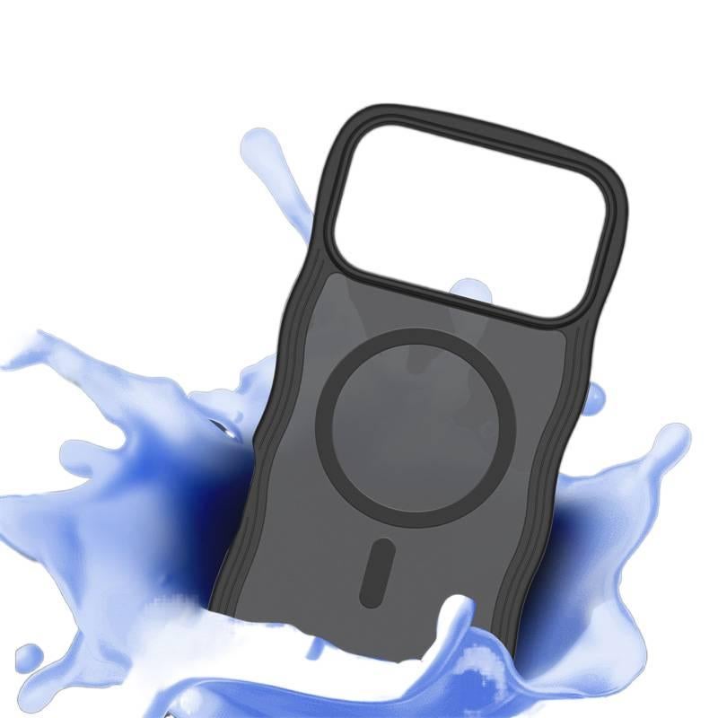 MagSafe Case | Shockproof Cover for iPhone 16 / 16 Plus / 16 Pro / 16 Pro Max | Wave Pattern PC - Image 3