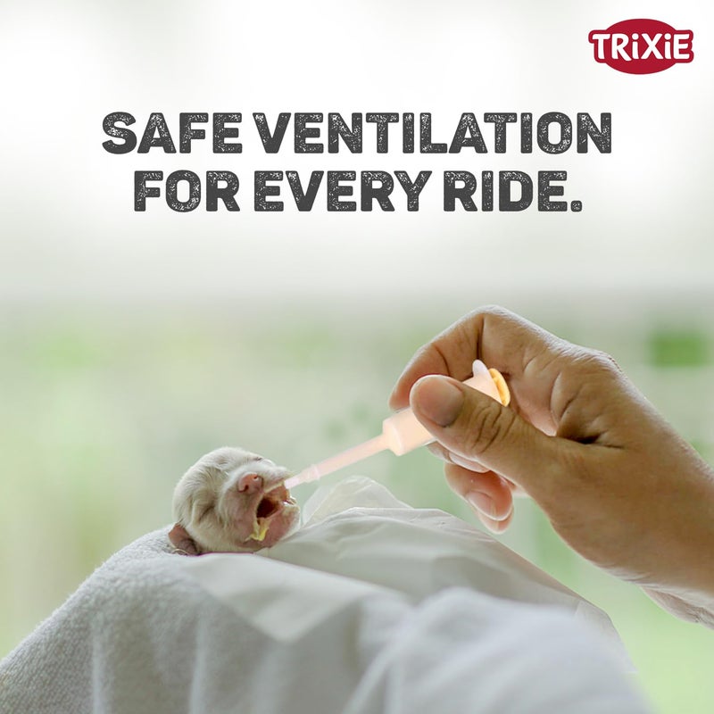 Trixie زجاجة تغذية الحيوانات الأليفة، سعة 10 مل، حلمة سيليكون ناعمة، زجاجة رضاعة قابلة لإعادة الاستخدام والتعقيم، حل تغذية سهل للجروهات والقطط الصغيرة والحيوانات الأليفة الصغيرة - Image 2