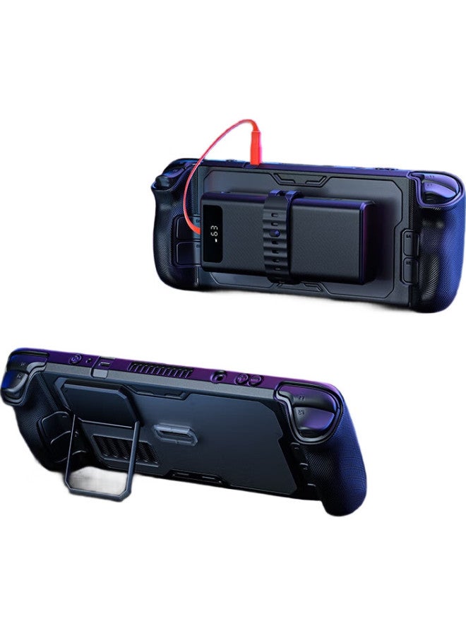Jsaux Steam Deck (Oled) Protective Case Module With Stand, Steam Deck Accessory, Soft And Hard Cover, Handheld Game Console Peripherals, Full Protection Pc0104 - Image 1
