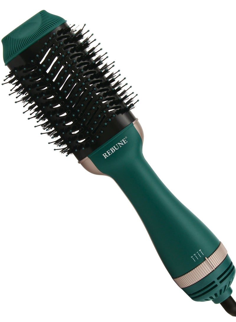 ريبون مجفف شعر RE-2513 الأصلي 1200 واط مع فرشاة هواء ساخن ومكثف حجم خطوة واحدة - Image 4
