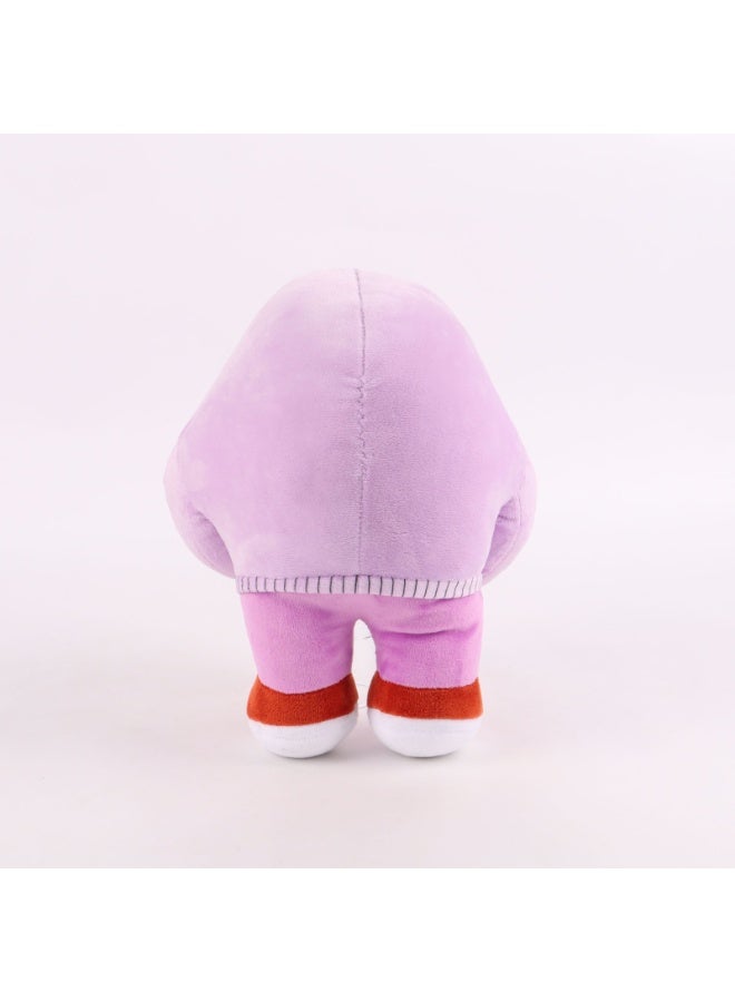 هالامودو من الداخل إلى الخارج الوردي -قهقهة أرجوانية مع الإبهام -إصدار Q لعبة فاخرة -عنصر حلو ومعمق لعطاء عيد الميلاد، مثالي لتزيين غرفة النوم وغرفة المعيشة ومناطق المكتب، واسترخاء المكتب الأساسي 20 سم - Image 3