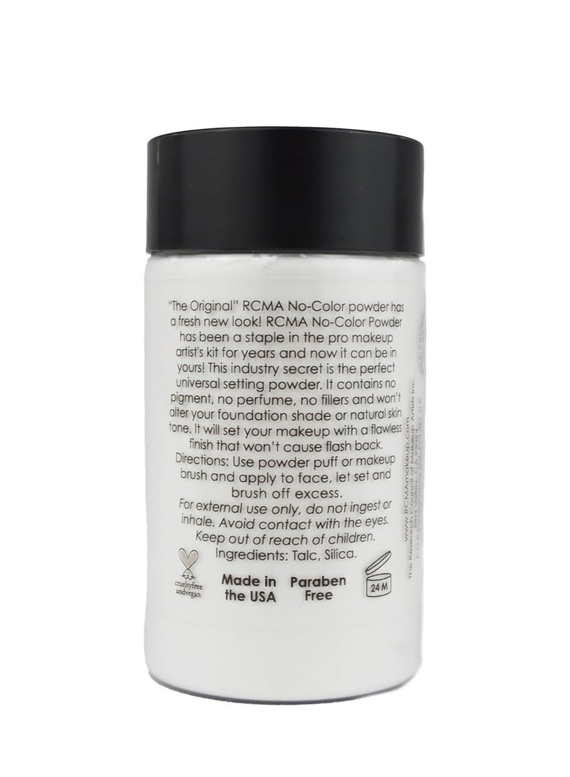 RCMA MAKEUP RCMA No Color Powder | Setting Powder | Professional Makeup | Universal | All skin types | 3oz - Image 3