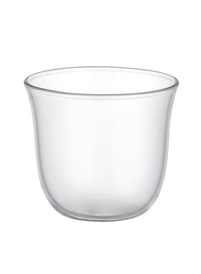 REEM 6-Piece Borosilicate Glass Cup 80Ml Clear - Image 2