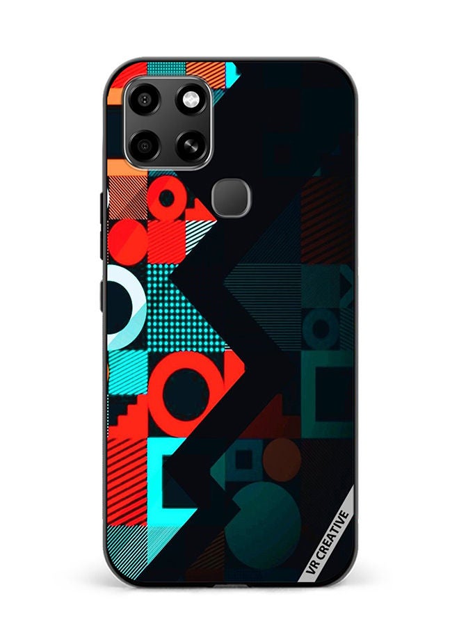 VR CREATIVE Protective Case Cover For Infinix Smart 6 Texture Design Multicolour - Image 1