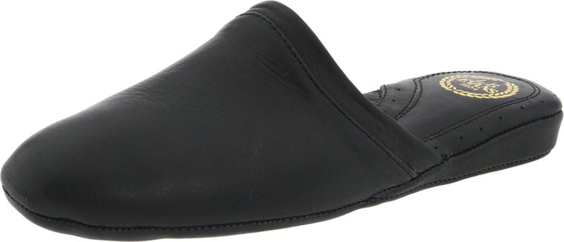 L.B. Evans Men's Aristocrat Scuff Slipper,Black,10 M - Image 1