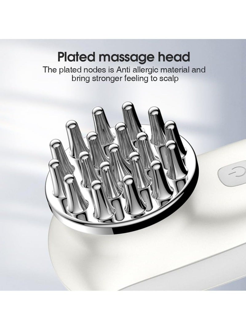 XiuWoo 2-in-1 Electric Scalp Massager and Face Cleansing Brush - Vibrating Head to Enhance Blood Circulation, Deep Cleaning Facial Skin Care Device - Image 3