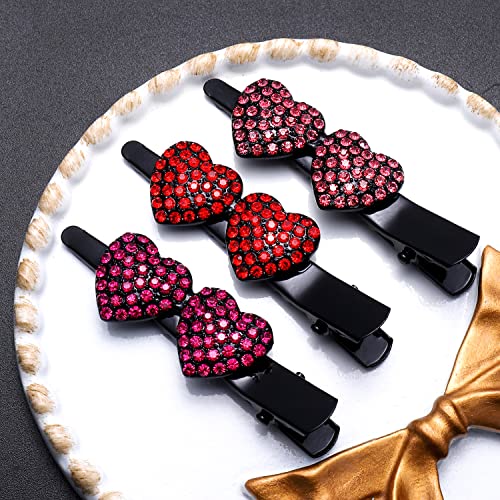 BVGA Valentine's Day Hair Clips for Women Girls lovely Heart black Hair Clips Sweet Side Bangs Barrette Hair Accessories, Gift for Valentine's Day - Image 4