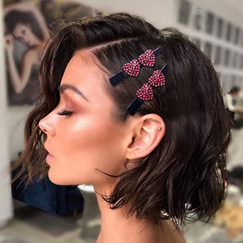 BVGA Valentine's Day Hair Clips for Women Girls lovely Heart black Hair Clips Sweet Side Bangs Barrette Hair Accessories, Gift for Valentine's Day - Image 5