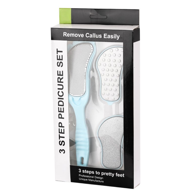2 Sets Foot Care File Tool Manual Foot (Sky- ) - Image 1
