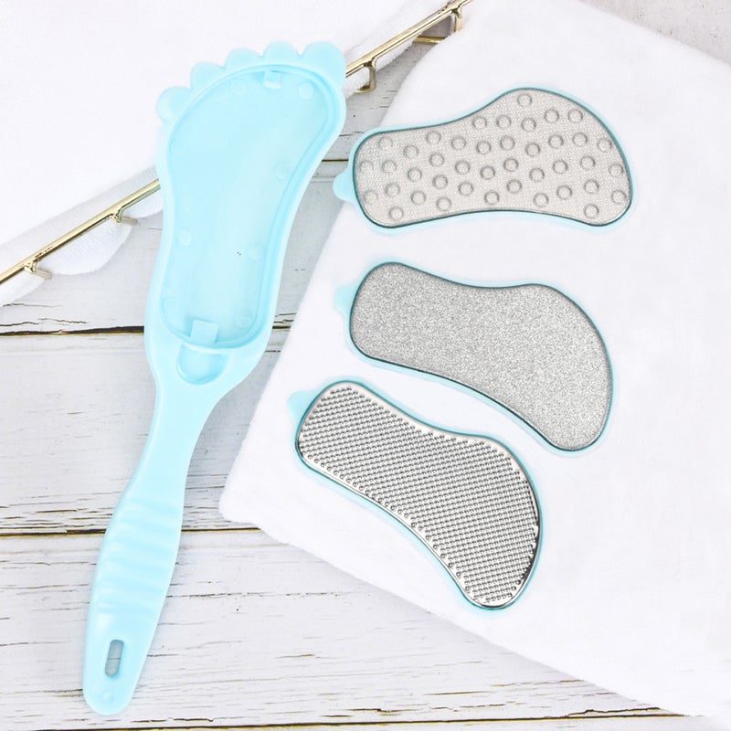 2 Sets Foot Care File Tool Manual Foot (Sky- ) - Image 3