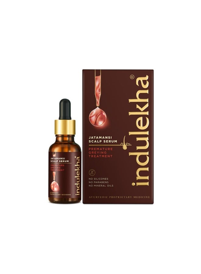 إندوليكا سيروم فروة الرأس Indulekha Jatamansi لعلاج الشيب المبكر 30 مل | سيروم أيورفيدي لعلاج الشيب المبكر - Image 1
