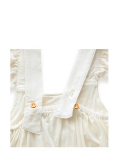 أنفي بيبي Bamboo Ruffle Romper- White  - Image 2