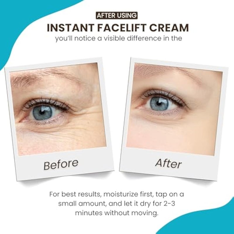 Instantly Ageless - Instant Face Lift Cream - Skin Care for Anti Aging face cream - Wrinkle Tightener - Instant Under Eye Bags Remover - Facelift 5 Vials - Image 5