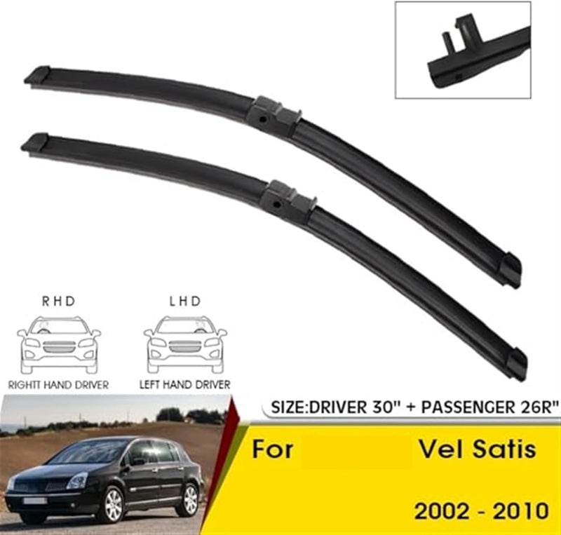 Wivplex Car Front Wiper Blades for Renault Vel Satis - Image 2