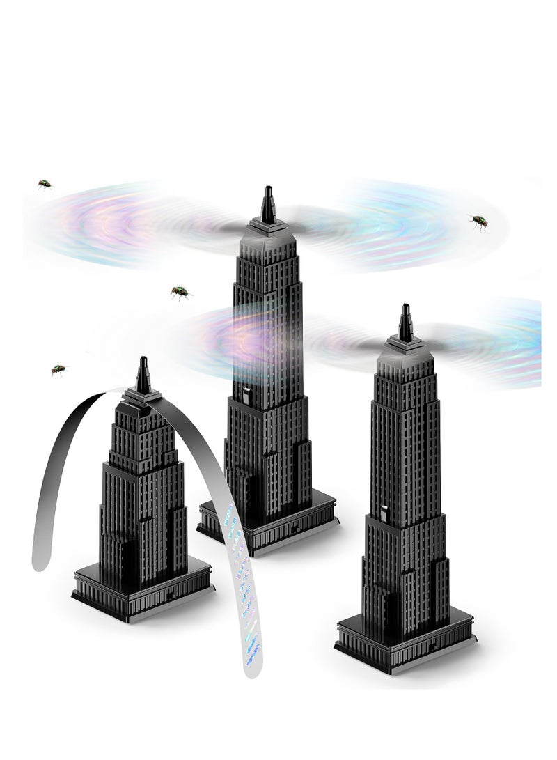 SOLARAE Fly Fan for Tables Fly Table Fans Portable Table Fly Fans Repellent Outdoor Indoor Keep Flies Away Batteries Powered for Restaurant Party Home Outdoor Dinner Picnic Patio 3 Pack - Image 1